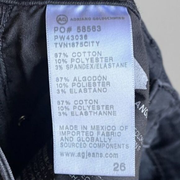 AG Adriano Goldschmied Mari High Rise Slim Straight Jean in City View Size 26 - Picture 5 of 6